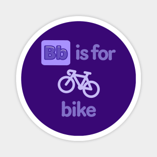 B is for bike Magnet